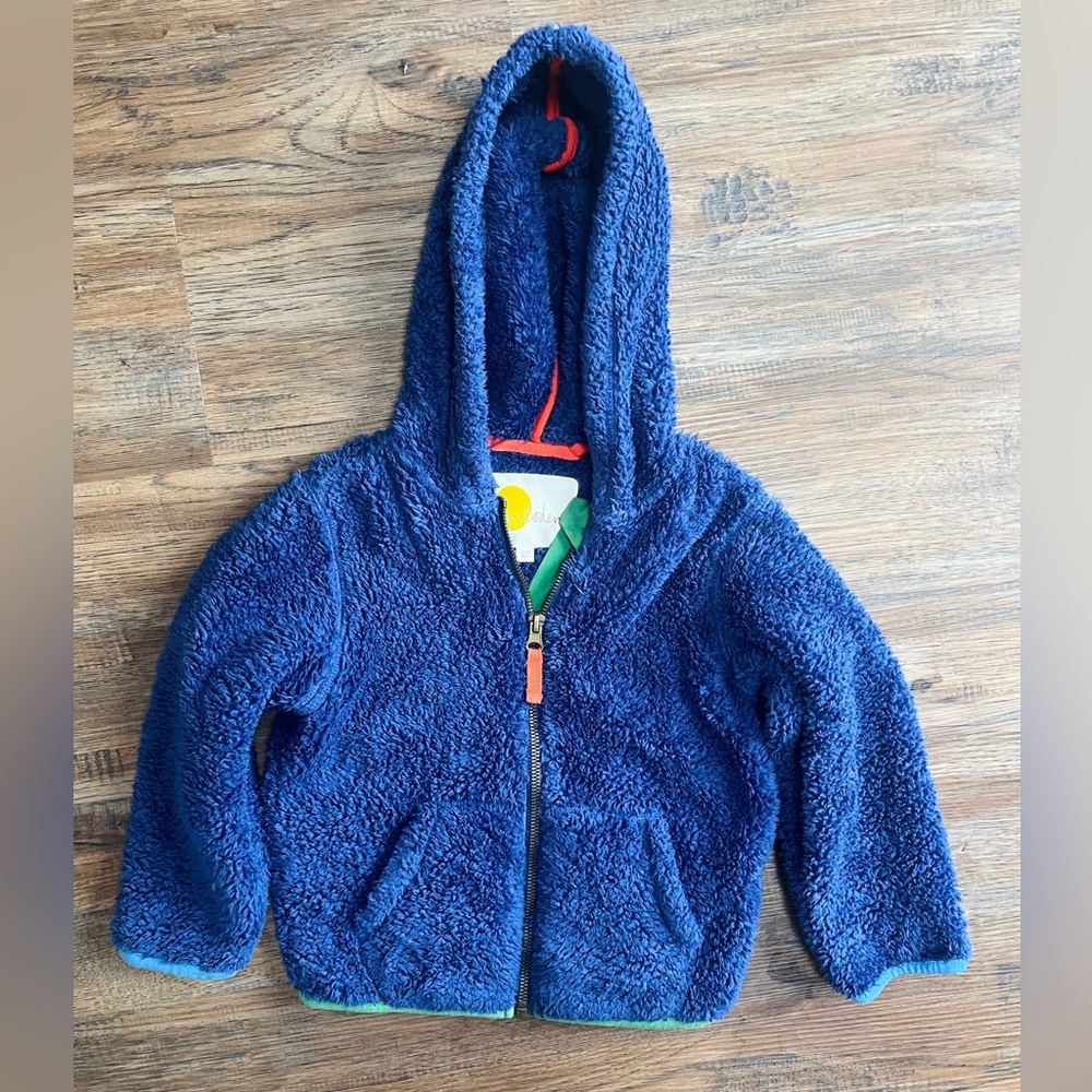 Mini Boden Boden Borg Hoodie – Starboard Blue – 2-3Y